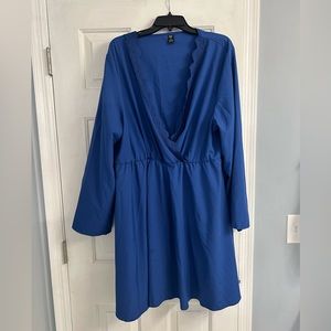 SHEIN Curve Blue Dress